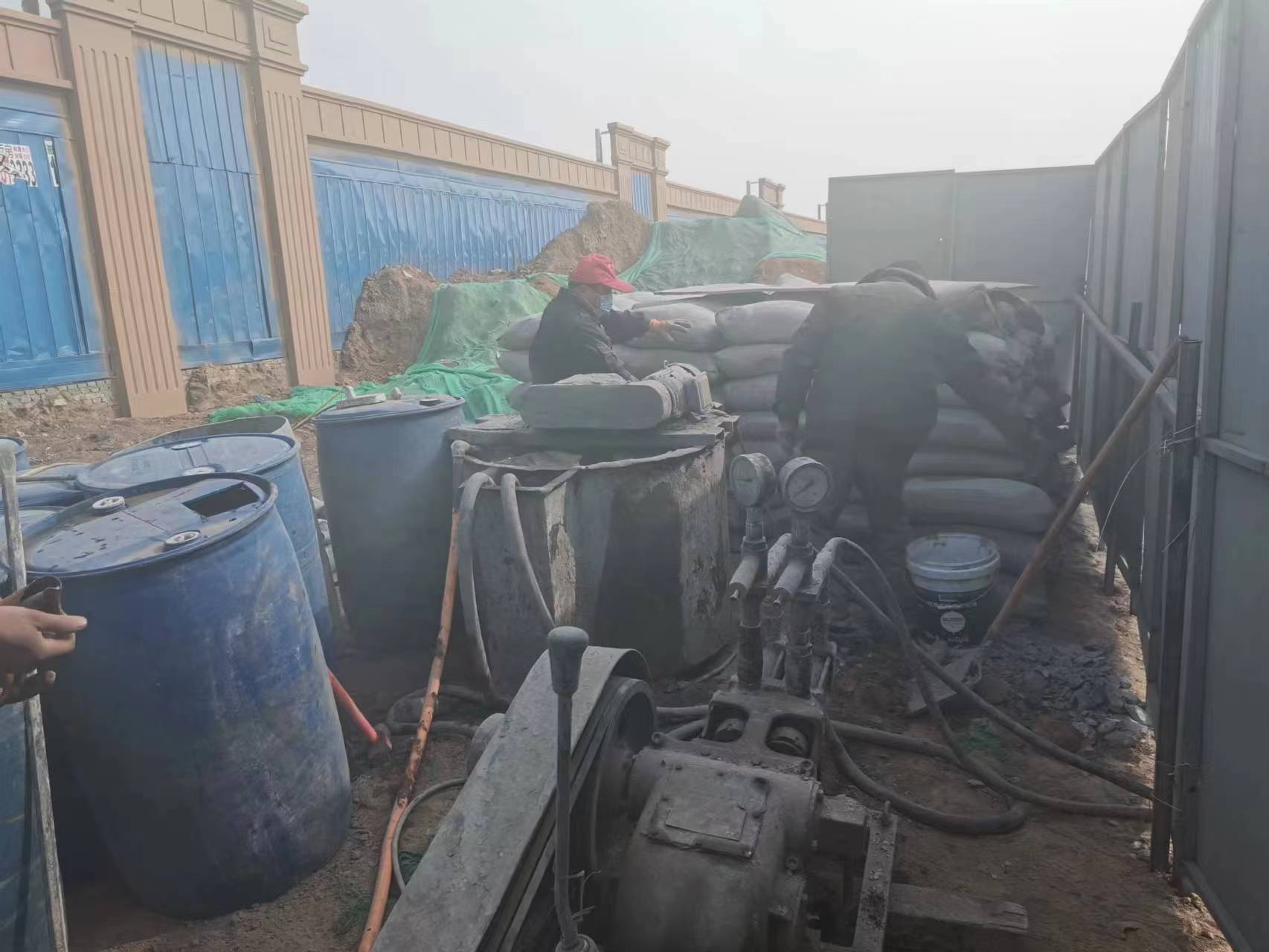 长安镇地基沉降注浆加固